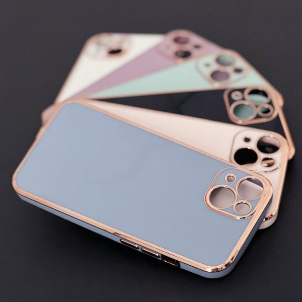 Hurtel Θήκη Lighting Color για Xiaomi Redmi Note 11 ζελέ κάλυμμα με χρυσό πλαίσιο μέντα