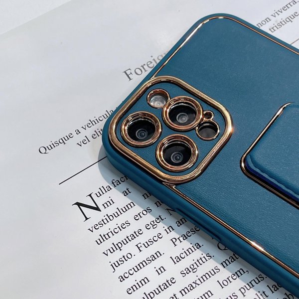 Hurtel Νέα Θήκη Kickstand etui do iPhone 13 Pro με βάση στήριξης μωβ