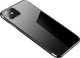 Διάφανη θήκη Hurtel με μεταλλικό πλαίσιο για Samsung Galaxy S22 Ultra μαύρη