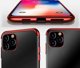 Διάφανη θήκη Hurtel με μεταλλικό πλαίσιο για Samsung Galaxy S22 Ultra μαύρη
