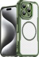 Θήκη σιλικόνης Hurtel Leading Series MagSafe για iPhone 16 Pro Max - πράσινο