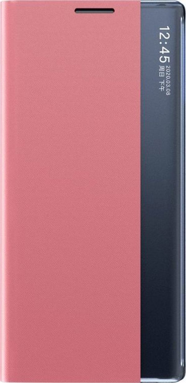Hurtel New Sleep Case θήκη με καπάκι με λειτουργία βάσης Samsung Galaxy A72 ροζ