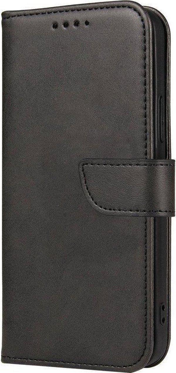 Hurtel Magnet Case κομψή θήκη με καπάκι και λειτουργία βάσης Honor Magic 4 Pro μαύρο