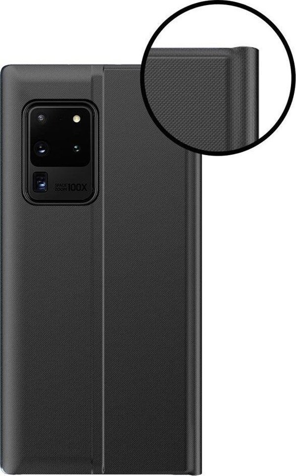 Hurtel New Sleep Case θήκη με καπάκι με λειτουργία βάσης Samsung Galaxy M53 5G μαύρο