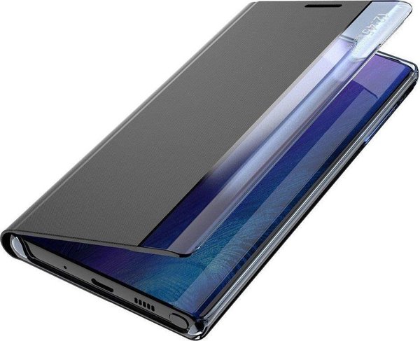 Hurtel New Sleep Case θήκη με καπάκι με λειτουργία βάσης Samsung Galaxy M53 5G μαύρο