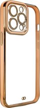 Hurtel Fashion Case θήκη για Xiaomi Redmi Note 11 Pro ζελατινώδες κάλυμμα με χρυσό πλαίσιο χρυσό
