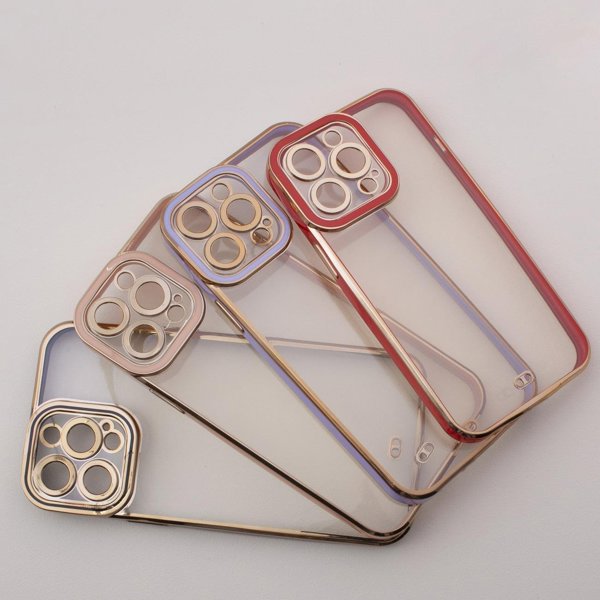 Hurtel Fashion Case θήκη για Xiaomi Redmi Note 11 Pro ζελατινώδες κάλυμμα με χρυσό πλαίσιο χρυσό