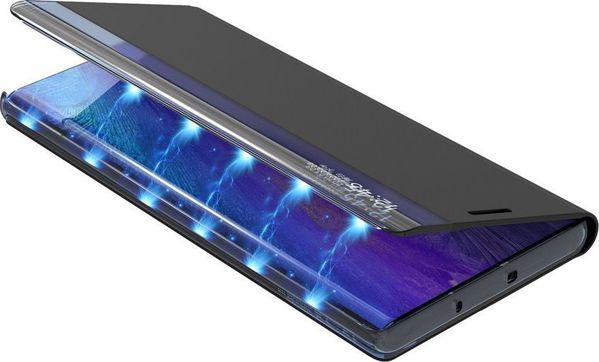 Hurtel New Sleep Case θήκη με καπάκι με λειτουργία βάσης Samsung Galaxy A02s ροζ