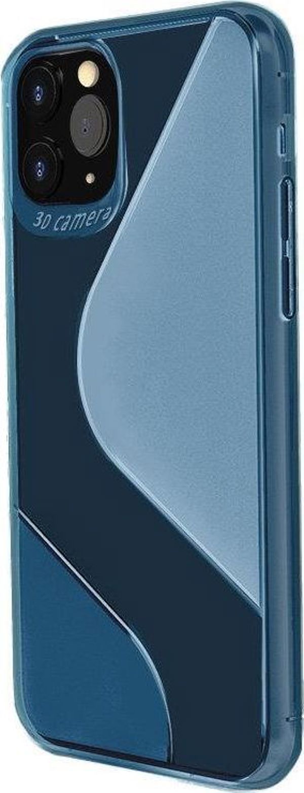 Hurtel S-Case ελαστική θήκη κάλυμμα Huawei P40 Lite E μπλε