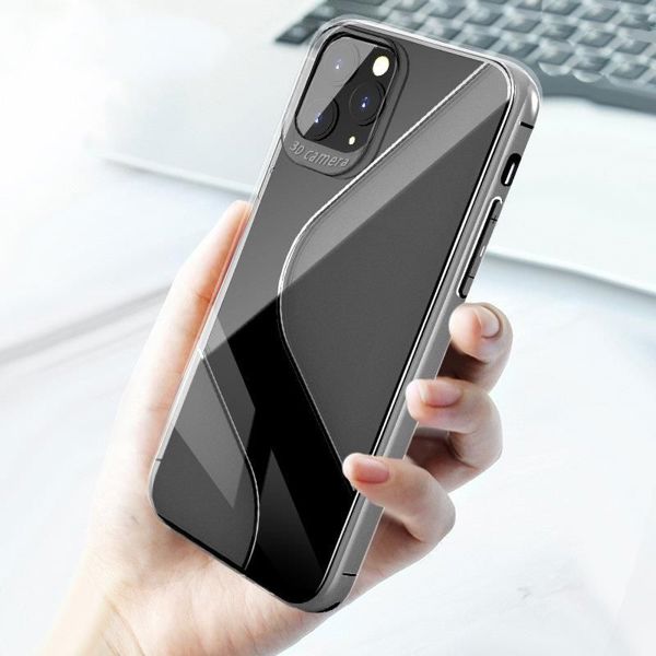 Hurtel S-Case ελαστική θήκη κάλυμμα Huawei P40 Lite E μπλε