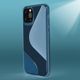 Hurtel S-Case ελαστική θήκη κάλυμμα Huawei P40 Lite E μπλε