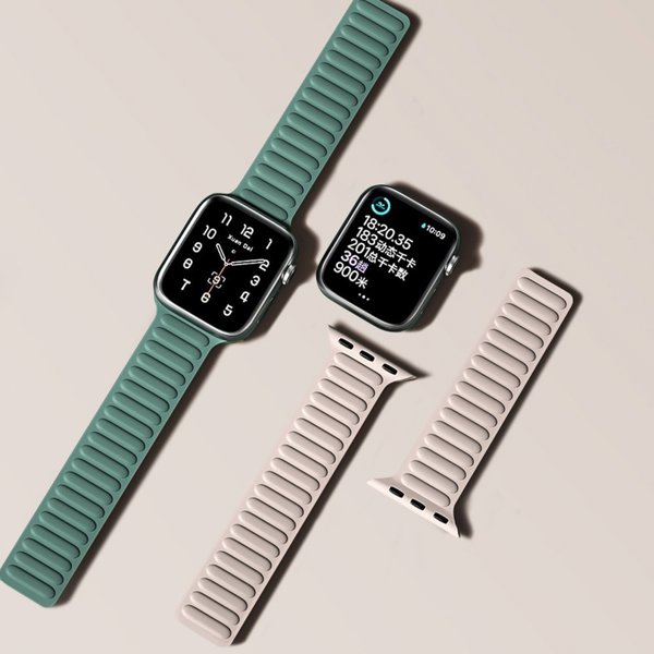 Μαγνητικό λουράκι Hurtel για Watch 6 / 5 / 4 / 3 / 2 / SE (44mm / 42mm) μαγνητικό βραχιόλι κόκκινο