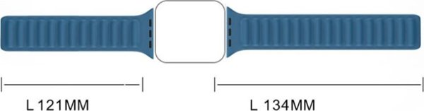 Μαγνητικό λουράκι Hurtel για Watch 6 / 5 / 4 / 3 / 2 / SE (44mm / 42mm) μαγνητικό βραχιόλι κόκκινο