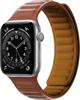 Μαγνητικό λουράκι Hurtel για Watch 6 / 5 / 4 / 3 / 2 / SE (44mm / 42mm) μαγνητικό βραχιόλι καφέ