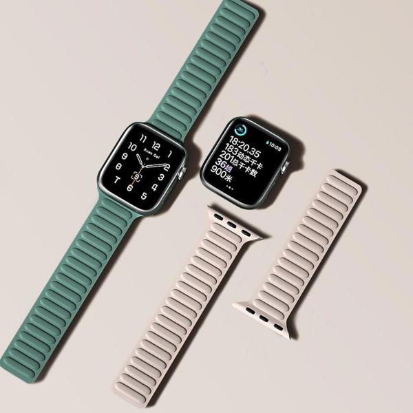 Μαγνητικό λουράκι Hurtel για Watch 6 / 5 / 4 / 3 / 2 / SE (44mm / 42mm) μαγνητικό βραχιόλι καφέ