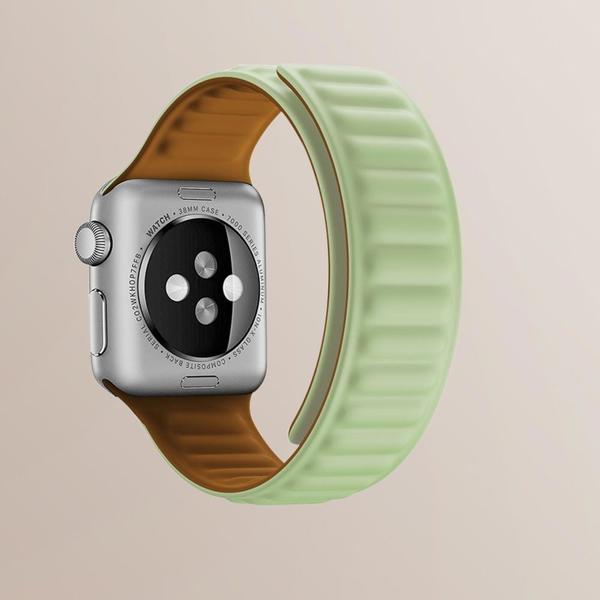 Μαγνητικό λουράκι Hurtel για Watch 6 / 5 / 4 / 3 / 2 / SE (44mm / 42mm) μαγνητικό βραχιόλι καφέ