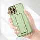 Hurtel Νέα Θήκη Kickstand για iPhone 12 Pro με βάση στήριξης μωβ