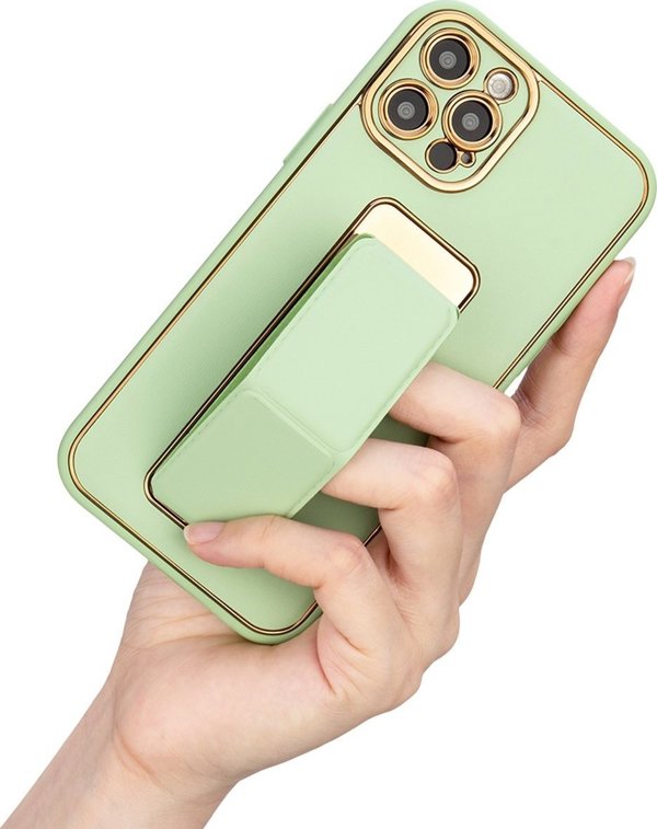 Hurtel Νέα Θήκη Kickstand για iPhone 12 Pro με βάση στήριξης μωβ