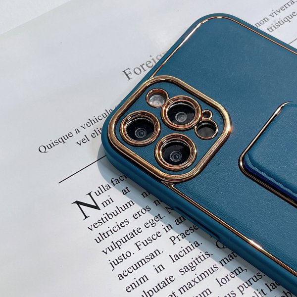 Hurtel Νέα Θήκη Kickstand για iPhone 12 Pro με βάση στήριξης μωβ