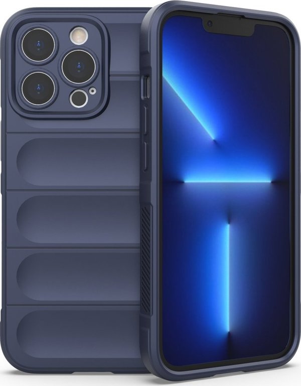 Θήκη Hurtel Magic Shield για το iPhone 13 Pro εύκαμπτη θωρακισμένη θήκη σκούρο μπλε