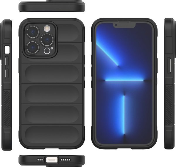 Θήκη Hurtel Magic Shield για το iPhone 13 Pro εύκαμπτη θωρακισμένη θήκη σκούρο μπλε