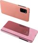 Θήκη Hurtel Clear View με καπάκι Samsung Galaxy A72 ροζ