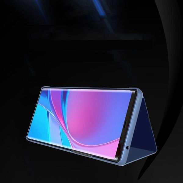 Θήκη Hurtel Clear View με καπάκι Samsung Galaxy A72 ροζ
