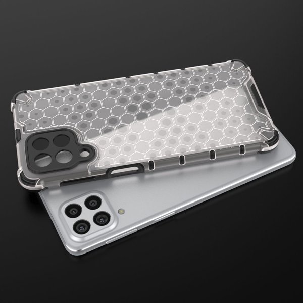 Θήκη Honeycomb Hurtel με θήκη από ζελέ για Samsung Galaxy M53 5G μαύρο