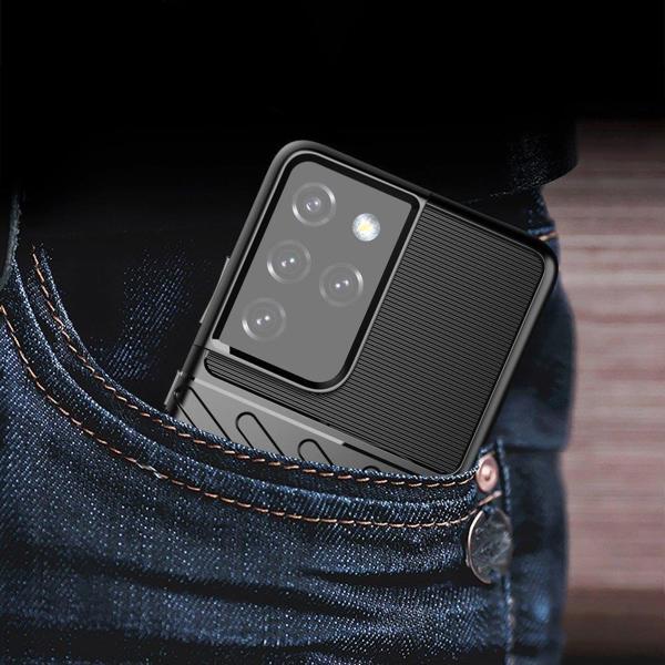 Εύκαμπτη θωρακισμένη θήκη Hurtel Thunder Case για Samsung Galaxy S22 Ultra blue 9939014 9145576240267
