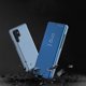 Hurtel Clear View Case θήκη για Samsung Galaxy S23 Ultra κάλυμμα με πτερύγιο ροζ