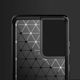 Εύκαμπτο κάλυμμα Hurtel Carbon Case για Samsung Galaxy S21 Ultra 5G μπλε