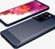 Εύκαμπτο κάλυμμα Hurtel Carbon Case για Samsung Galaxy S21 Ultra 5G μπλε
