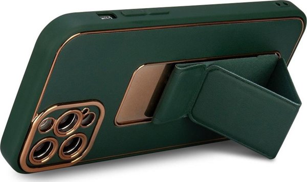 Hurtel Νέα Θήκη Kickstand για Samsung Galaxy A12 5G με βάση στήριξης μαύρη