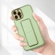 Hurtel Νέα Θήκη Kickstand για Samsung Galaxy A12 5G με βάση στήριξης μαύρη