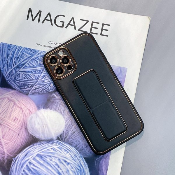 Hurtel Νέα Θήκη Kickstand για Samsung Galaxy A12 5G με βάση στήριξης μαύρη