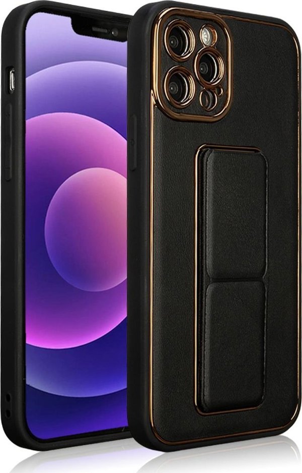 Hurtel Νέα Θήκη Kickstand για Samsung Galaxy A12 5G με βάση στήριξης μαύρη