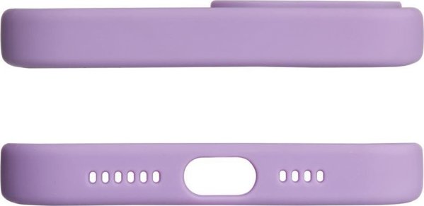Θήκη Hurtel Design για iPhone 12 Pro Max με μοβ λουλούδια