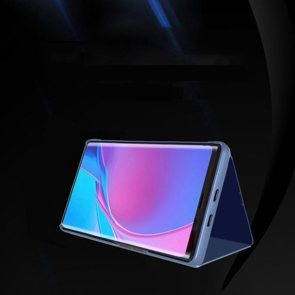 Hurtel Clear View Case θήκη με καπάκι Xiaomi Redmi K40 Pro+ / K40 Pro / K40 / Poco F3 μπλε