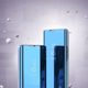Hurtel Clear View Case θήκη με καπάκι Xiaomi Redmi K40 Pro+ / K40 Pro / K40 / Poco F3 μπλε