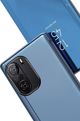 Hurtel Clear View Case θήκη με καπάκι Xiaomi Redmi K40 Pro+ / K40 Pro / K40 / Poco F3 μπλε