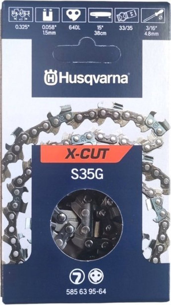 Husqvarna Chain HUSQVARNA 15&quot| 325 1.5 HQ X-CUT S35G