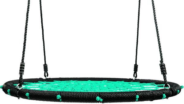 Κούνια Funfit Δαντελωτή κούνια φωλιά πελαργού για παιδιά 100cm