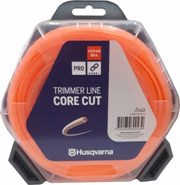 Νήμα κεφαλής χλοοκοπτικού Husqvarna HUSQVARNA Corecut 2,4mm 90 m