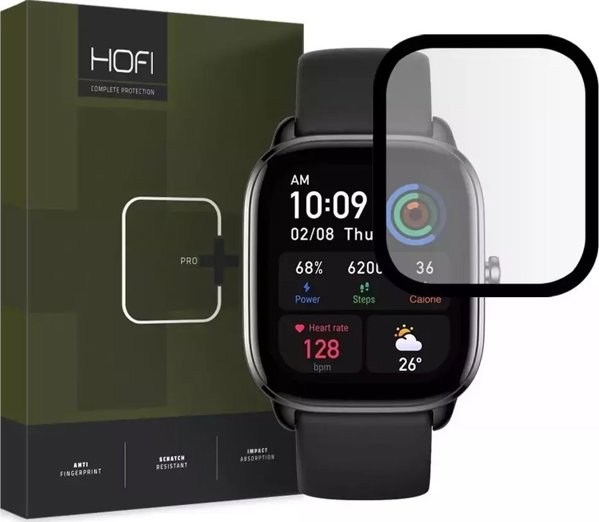 Hofi Υβριδικό γυαλί Hofi Hybrid Pro+ Amazfit GTS 4 Mini Black