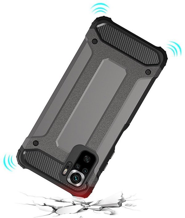 Υβριδική Θήκη Θωράκισης pancerne hybrydowe etui pokrowiec Xiaomi Redmi Note 11 Pro+ 5G (China) / 11 Pro 5G (China) / Mi11i HyperCharge / Poco X4 NFC 5G μαύρο
