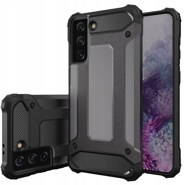 Υβριδική θήκη Armor για Samsung Galaxy S23+ θωρακισμένη υβριδική θήκη μαύρη