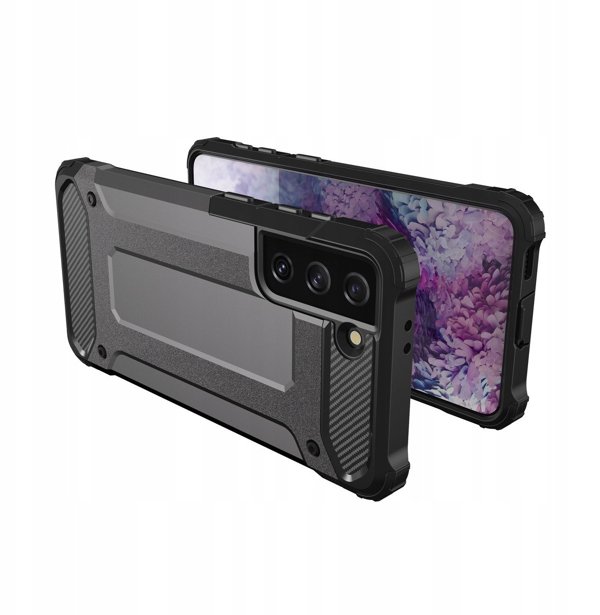 Υβριδική θήκη Armor για Samsung Galaxy S23+ θωρακισμένη υβριδική θήκη μαύρη