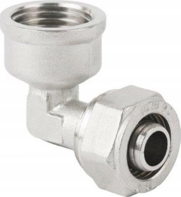 Hydroland Γωνία PEX 16x1/2" Θηλυκή Βιδωτή για Ύδρευση και Θέρμανση - PX-R.KOGW.16X1/2