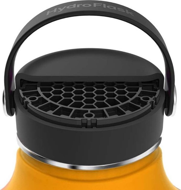 Hydro Flask Standard Mouth Flex Straw Cap water bottle, 700 ml - Black