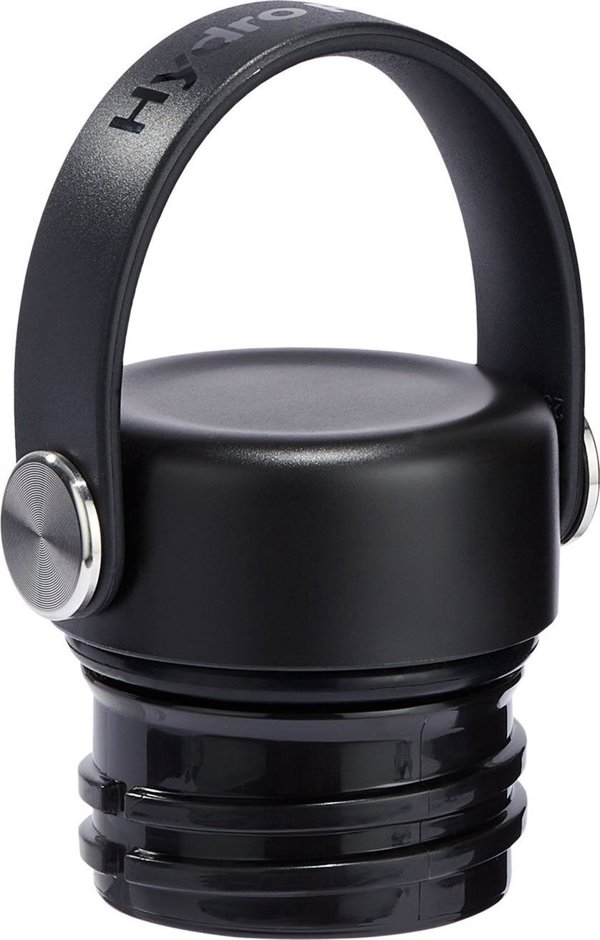 Hydro Flask Standard Mouth Flex Straw Cap water bottle, 700 ml - Black